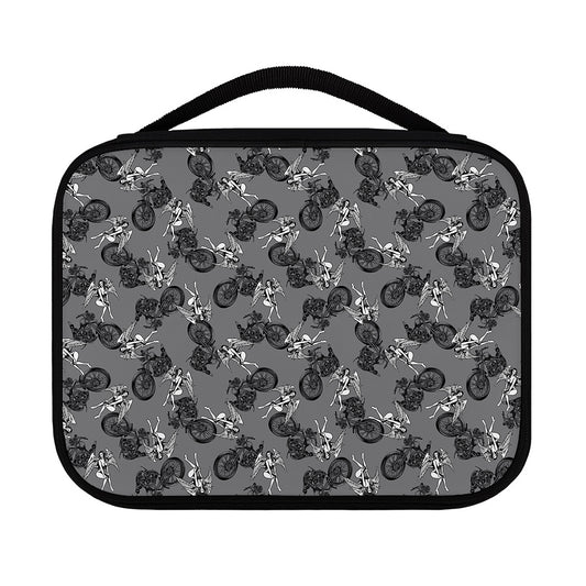 Motorcycle And Angel Pattern Print Classic Bible Case