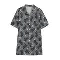 Motorcycle And Angel Pattern Print Cotton Hawaiian Shirt