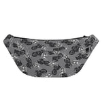 Motorcycle And Angel Pattern Print Fanny Pack