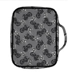 Motorcycle And Angel Pattern Print Front Pocket Bible Bag