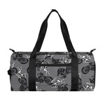 Motorcycle And Angel Pattern Print Gym Bag