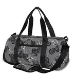 Motorcycle And Angel Pattern Print Gym Bag