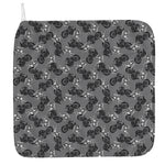 Motorcycle And Angel Pattern Print Hand Towel