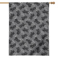 Motorcycle And Angel Pattern Print House Flag