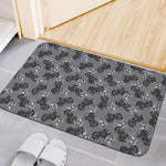Motorcycle And Angel Pattern Print Indoor Door Mat