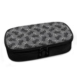 Motorcycle And Angel Pattern Print Insulin Cooler Travel Case