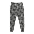 Motorcycle And Angel Pattern Print Jogger Pants