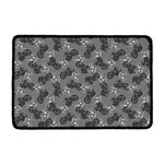 Motorcycle And Angel Pattern Print Kitchen Mat