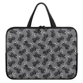 Motorcycle And Angel Pattern Print Laptop Sleeve With Handle
