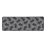 Motorcycle And Angel Pattern Print Long Kitchen Mat