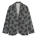 Motorcycle And Angel Pattern Print Men's Blazer