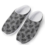 Motorcycle And Angel Pattern Print Mesh Casual Shoes