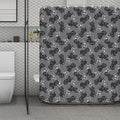 Motorcycle And Angel Pattern Print Polyester Shower Curtain