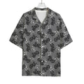 Motorcycle And Angel Pattern Print Rayon Hawaiian Shirt