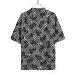 Motorcycle And Angel Pattern Print Rayon Hawaiian Shirt