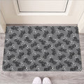 Motorcycle And Angel Pattern Print Rubber Doormat