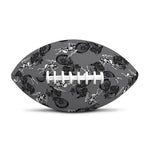 Motorcycle And Angel Pattern Print Rugby Ball