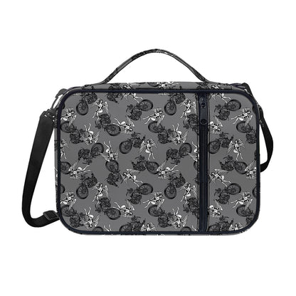 Motorcycle And Angel Pattern Print Shoulder Strap Bible Bag