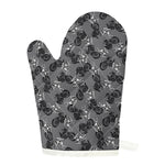 Motorcycle And Angel Pattern Print Single Oven Mitt