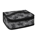 Motorcycle And Angel Pattern Print Small Lunch Bag
