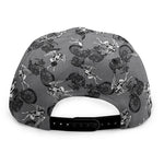 Motorcycle And Angel Pattern Print Snapback Cap