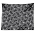 Motorcycle And Angel Pattern Print Tapestry