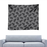 Motorcycle And Angel Pattern Print Tapestry
