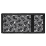Motorcycle And Angel Pattern Print Trifold Wallet