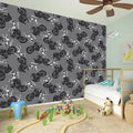Motorcycle And Angel Pattern Print Wall Sticker