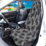 Motorcycle And Angel Pattern Print Waterproof Car Seat Cover