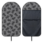Motorcycle And Angel Pattern Print Waterproof Car Seat Cover
