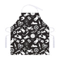 Motorcycle Equipment Pattern Print Adjustable Apron