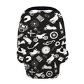 Motorcycle Equipment Pattern Print Baby Seat Cover