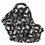Motorcycle Equipment Pattern Print Baby Seat Cover