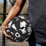 Motorcycle Equipment Pattern Print Basketball