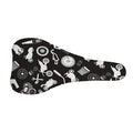Motorcycle Equipment Pattern Print Bicycle Seat Cover