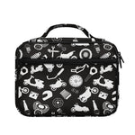 Motorcycle Equipment Pattern Print Briefcase Bible Bag