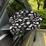 Motorcycle Equipment Pattern Print Car Side Mirror Covers