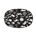 Motorcycle Equipment Pattern Print Car Side Mirror Covers