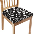 Motorcycle Equipment Pattern Print Chair Cushion Cover