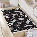 Motorcycle Equipment Pattern Print Changing Pad Cover