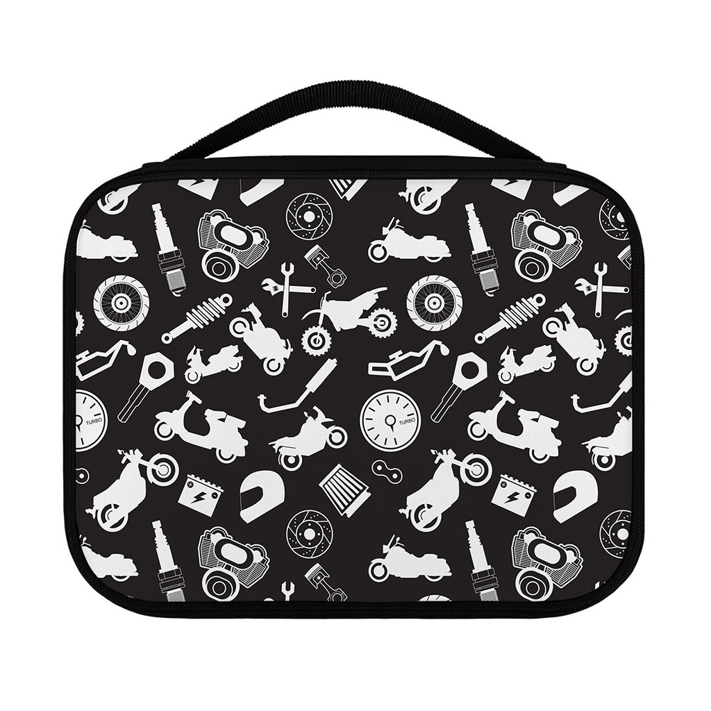 Motorcycle Equipment Pattern Print Classic Bible Case