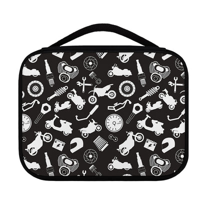 Motorcycle Equipment Pattern Print Classic Bible Case