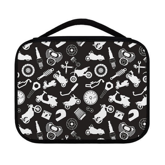 Motorcycle Equipment Pattern Print Classic Bible Case