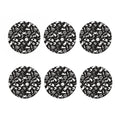 Motorcycle Equipment Pattern Print Coaster Set