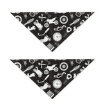 Motorcycle Equipment Pattern Print Dog Bandana