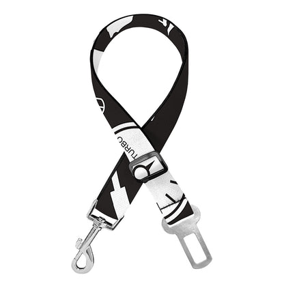 Motorcycle Equipment Pattern Print Dog Seat Belt