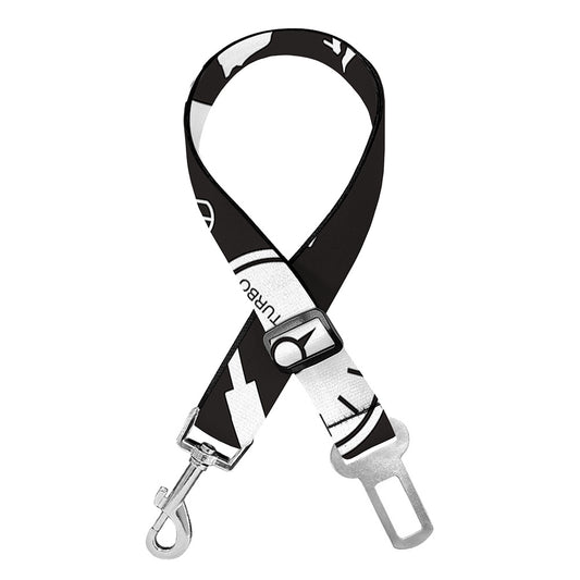 Motorcycle Equipment Pattern Print Dog Seat Belt