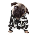 Motorcycle Equipment Pattern Print Dog Zip Up Hoodie