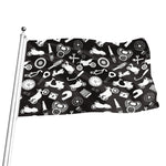 Motorcycle Equipment Pattern Print Flag